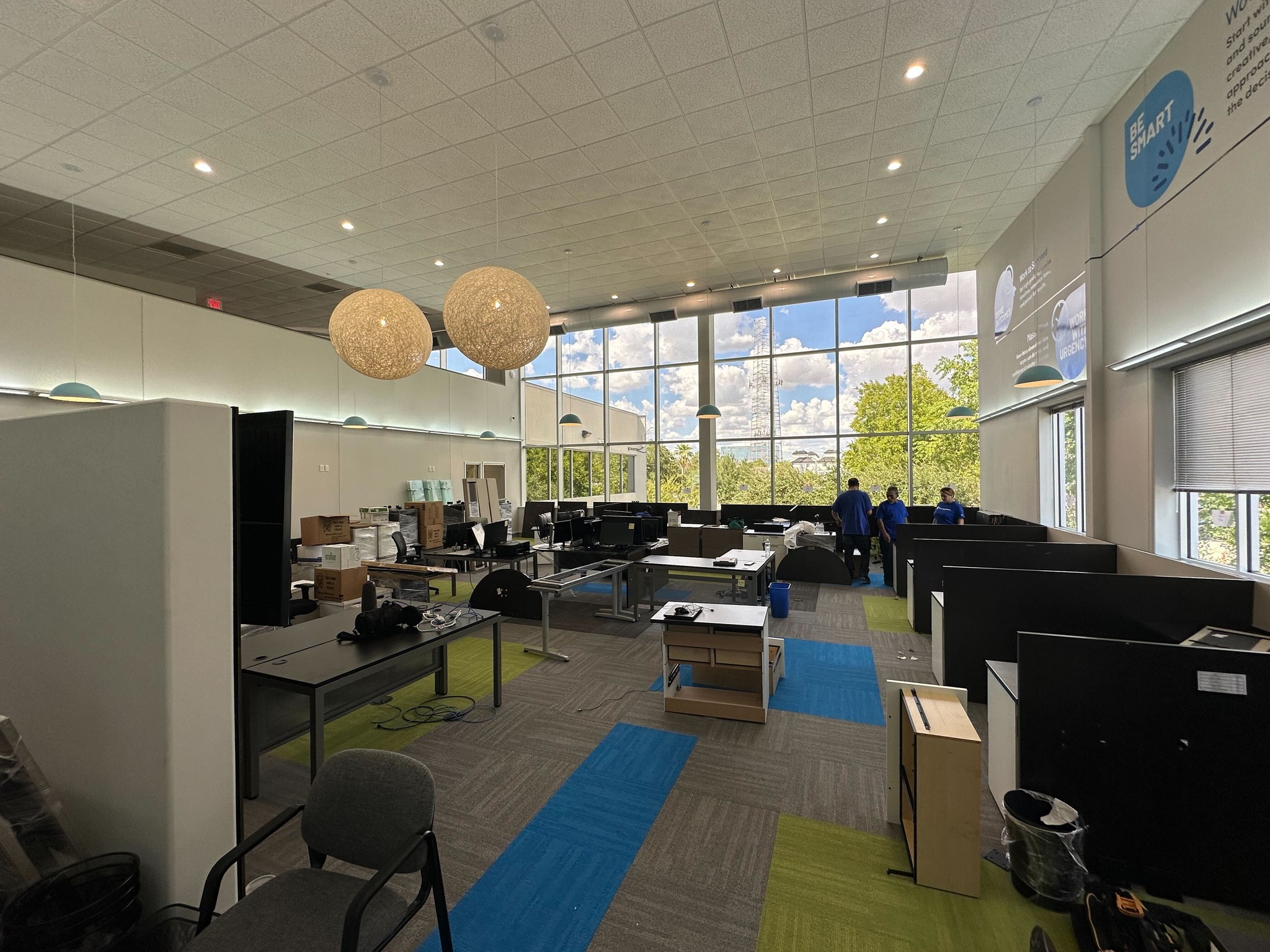 Commercial Place with access control systems